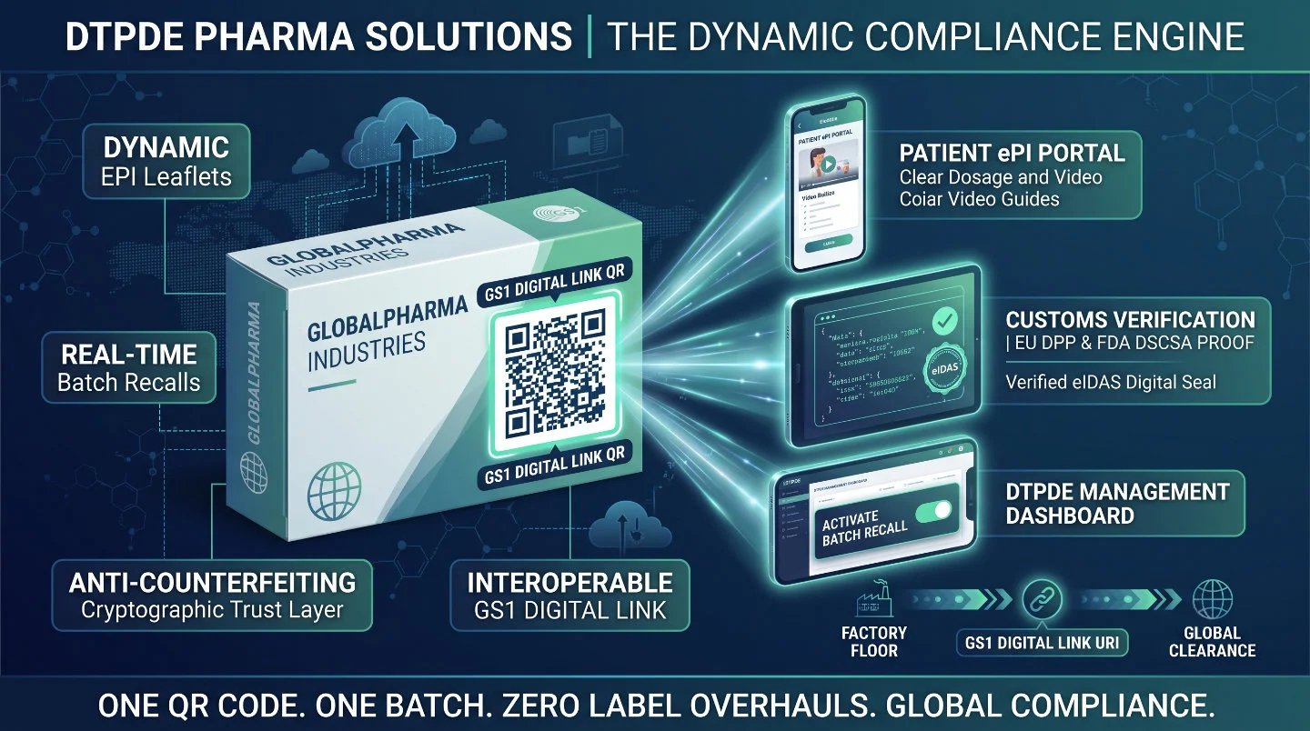 DossierEngine Pharma Solutions GS1 Digital Link Architecture Overview